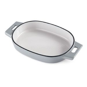 2 at enameled cast iron baker